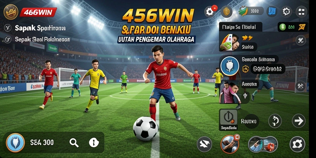 Tampilan antarmuka 456WIN yang menarik dengan fitur Sepak Bola.