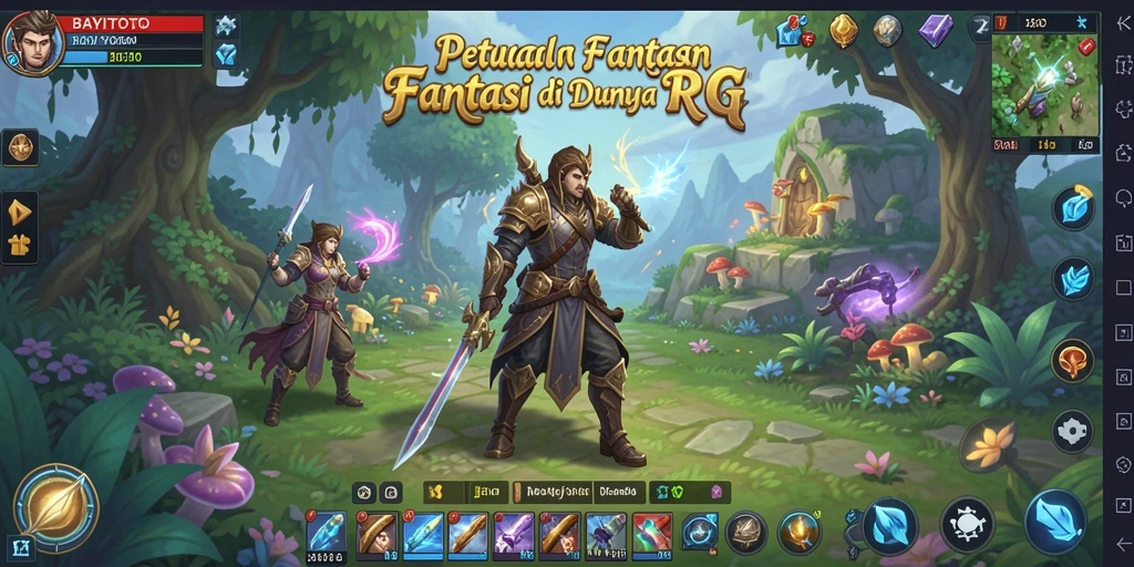 Antarmuka <strong>BAYITOTO</strong> dengan elemen RPG yang menarik dan mudah dinavigasi.